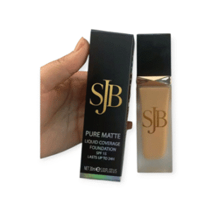 Fond de Teint SJB PURE MATTE – Teint Parfait et Tenue Longue Durée